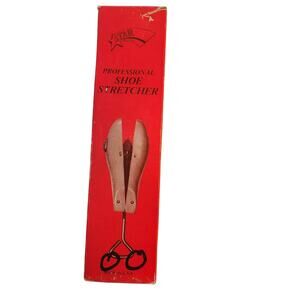 Vintage Star Professional Adjustable Wooden Shoe Stretcher Cobbler Tools Size 00